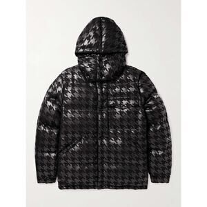 RARE Moncler X Frgmt Borage Down Jacket Men 2/ M Black Houndstooth Full Zip NWT